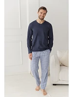 Pyžamo Taro 3670 Dorian, dlouhé rukávy, velikosti 5XL–6XL, Z26 Pyžamo Taro 3670 Dorian, dlouhé rukávy, velikosti 5XL–6XL, Z26