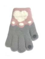 Dívčí rukavice Noviti RZ070 Srdce