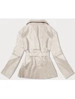 Krátký z ekologické kůže ve béžové barvě model 19035415 - J.STYLE