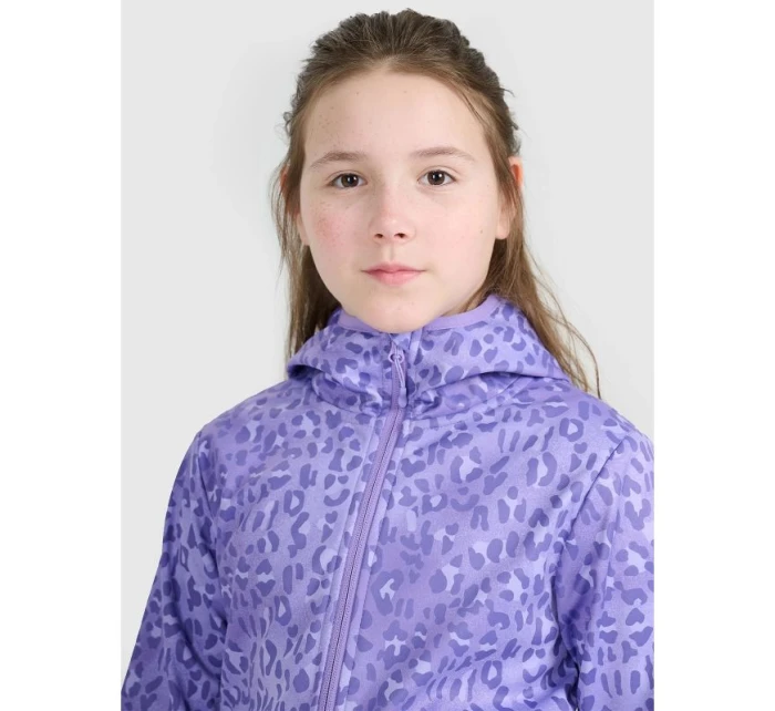 Dívčí větruodolná softshellová bunda s membránou 5000 model 21812132 - 4F Dívčí větruodolná softshellová bunda s membránou 5000 model 21812132 - 4F