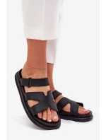 Gumové dámské pantofle s páskem černé model 21702656 - Boto Gumové dámské pantofle s páskem černé model 21702656 - Boto