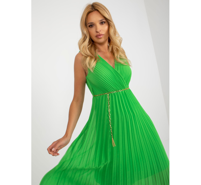 Sukienka DHJ SK 13168.21X jasny zielony