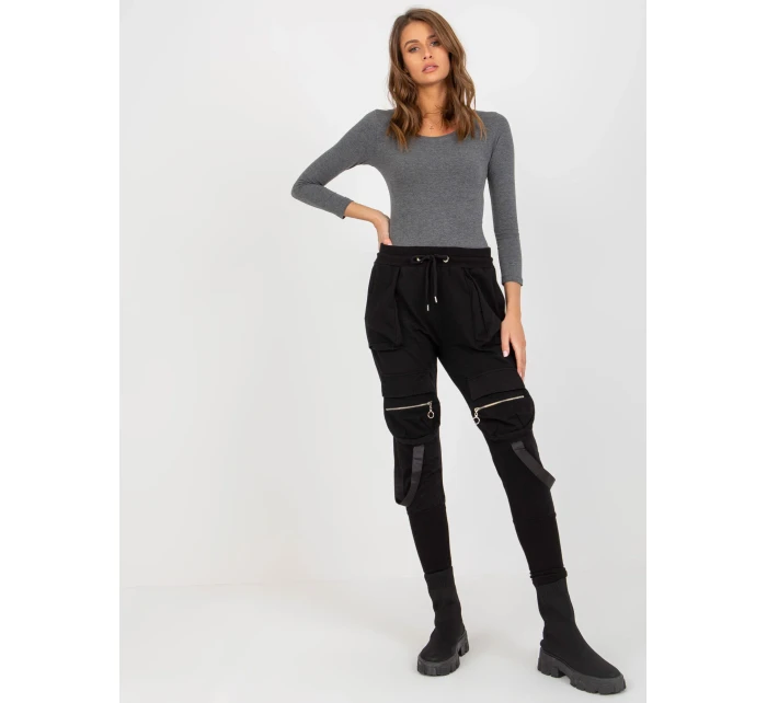 Teplákové kalhoty EM DR ES 21 595.23 černá Teplákové kalhoty EM DR ES 21 595.23 černá