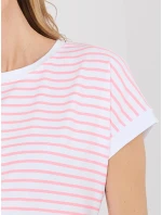 RV tričko TS A1125.85 bílo-růžová