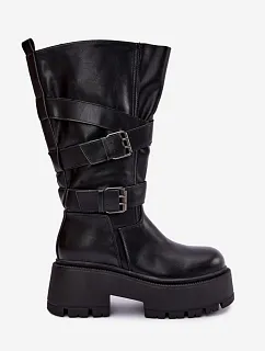 Kozačky na klínech model 232467 Step in style