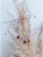 Náramek MAMA'S LOVE fialový FashionStreet LY0090