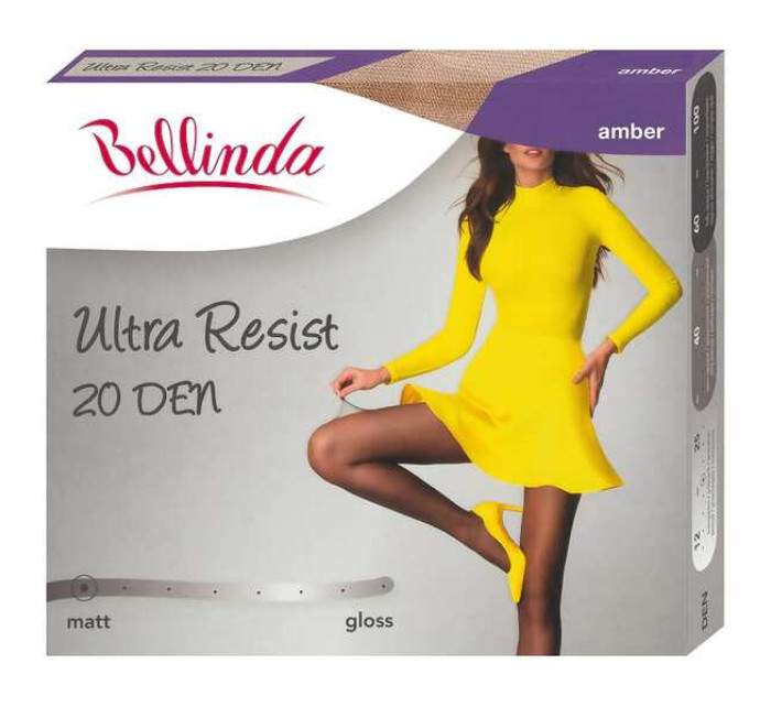 Dámské punčochové kalhoty ULTRA RESIST 20 DEN - BELLINDA - amber