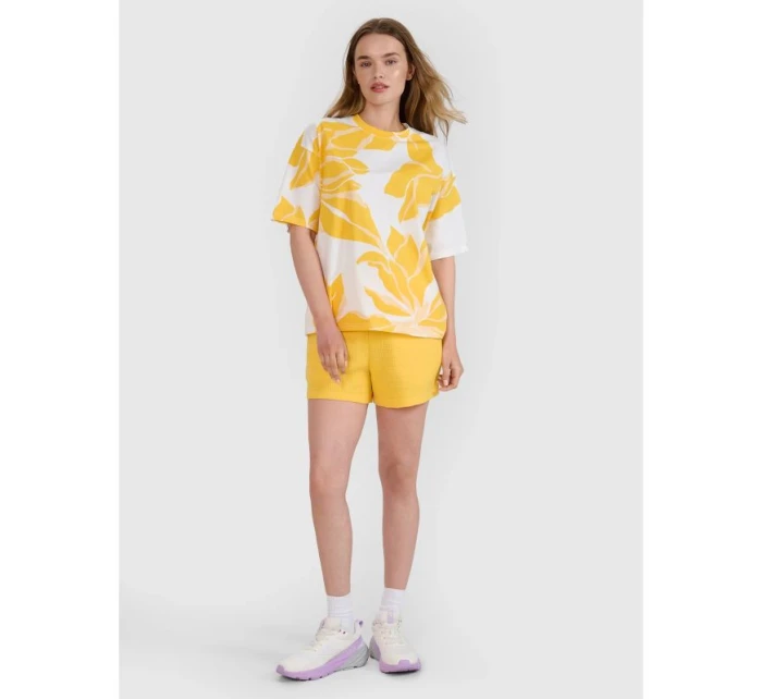 Dámské tričko oversize s potiskem model 21436798 - 4F Dámské tričko oversize s potiskem model 21436798 - 4F