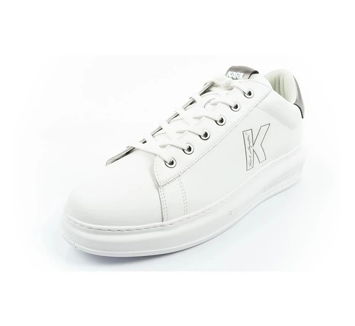 pánské tenisky model 22056000 z přírodní kůže bílé - Karl Lagerfeld