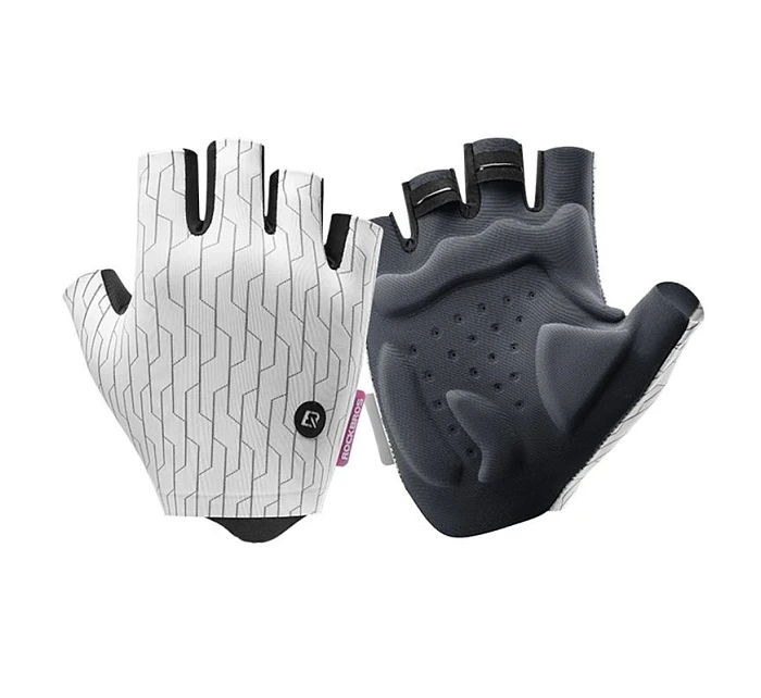 Rockbros MTB cyklistické rukavice velikost: XL - bílo-černé