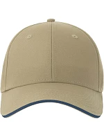 Atlantis Headwear Sport Sandwich-S 6 panelová sandwich kšiltovka 33.0275 khaki/navy Atlantis Headwear Sport Sandwich-S 6 panelová sandwich kšiltovka 33.0275 khaki/navy