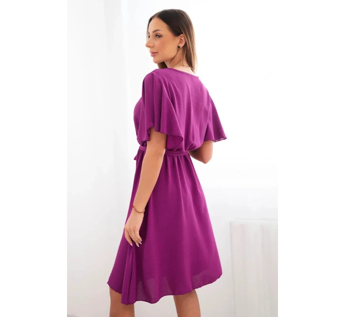 Šaty s překládaným výstřihem fango