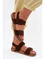 Dámské sandály Inblu AA000070 Hnědé