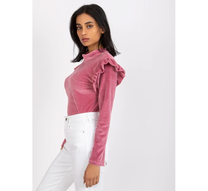 Halenka DHJ BZ 6533B.85 tmavě růžová