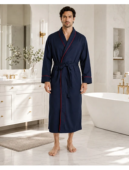 Župan Wrap Robe LS UW0UW01971-416 - Tommy Hilfiger Župan Wrap Robe LS UW0UW01971-416 - Tommy Hilfiger
