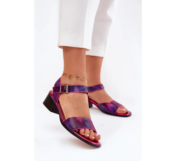 Sandály na podpatku  model 213022 Step in style