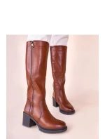 Kozačky na podpatku model 221004 Solea Kozačky na podpatku model 221004 Solea