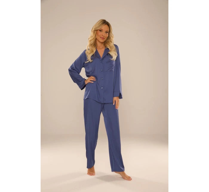 De Lafense 883 Cordelia pyžamo dlouhé/r M-2XL rozepínací