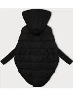 Černá dámská oversize bunda s rukávy l 21248870 - WAY MODE