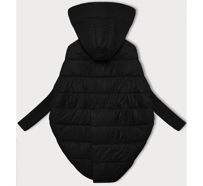 Černá dámská oversize bunda s rukávy l 21248870 - WAY MODE