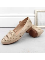 Ažurové polobotky M.Daszynski W SAN35 zlatá