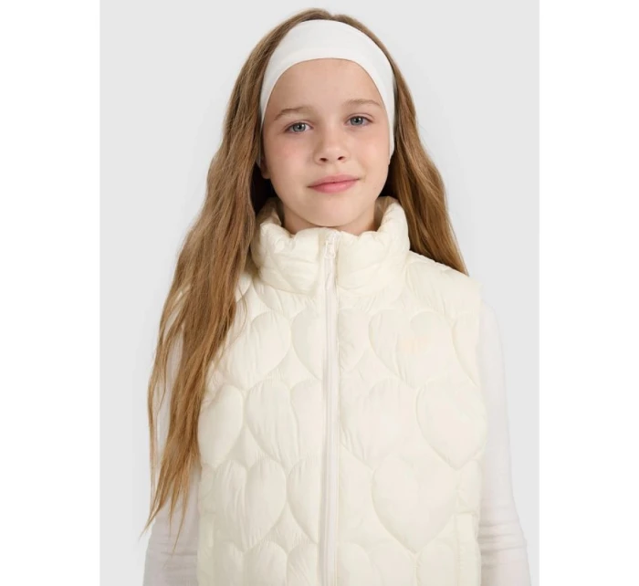 Dívčí rukávy bez rukávů se syntetickou výplní model 21814798 - 4F Dívčí rukávy bez rukávů se syntetickou výplní model 21814798 - 4F