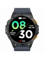 GRAVITY GPS GT24-1 Pánské chytré hodinky Černý silikonový řemínek + Navy Blue Silicone Strap GRAVITY GPS GT24-1 Pánské chytré hodinky Černý silikonový řemínek + Navy Blue Silicone Strap