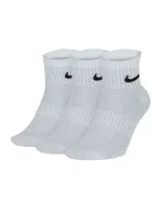 Pánské lehké ponožky Everyday Ankle 3Pak M SX7677-100 - Nike