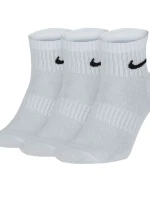 Pánské lehké ponožky Everyday Ankle 3Pak M SX7677-100 - Nike