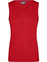 Daiber JN 656 Dámská svetrová vesta s výstřihem do V 02.0656 red Daiber JN 656 Dámská svetrová vesta s výstřihem do V 02.0656 red