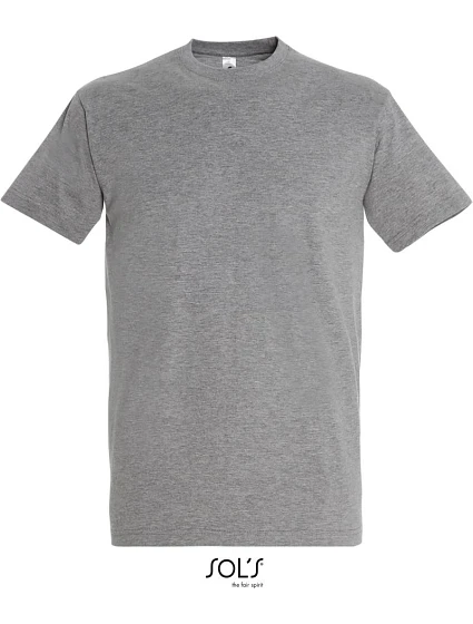 SOL'S Imperial Tričko z těžké bavlny 25.1500 grey melange SOL'S Imperial Tričko z těžké bavlny 25.1500 grey melange