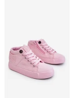 Dětské klasické vysoké tenisky Big Star model 21609028 růžové - Big Star Shoes Dětské klasické vysoké tenisky Big Star model 21609028 růžové - Big Star Shoes