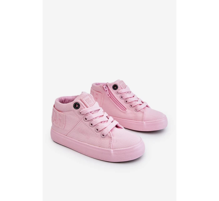 Dětské klasické vysoké tenisky Big Star model 21609028 růžové - Big Star Shoes Dětské klasické vysoké tenisky Big Star model 21609028 růžové - Big Star Shoes