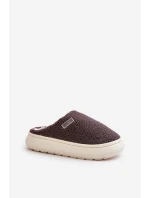 Zateplené Pantofle Na Silné Podešvi Big Star MM274134 Tmavě Šedé Zateplené Pantofle Na Silné Podešvi Big Star MM274134 Tmavě Šedé