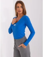 Bluzka RV BZ model 18985049 ciemny niebieski - FPrice Bluzka RV BZ model 18985049 ciemny niebieski - FPrice