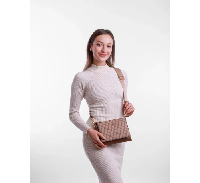 Dámská dvojitá kabelka Vuch Clasie MN Cappuccino