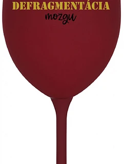 bordovy pohár na víno 350 ml model 22163861 - Giftela