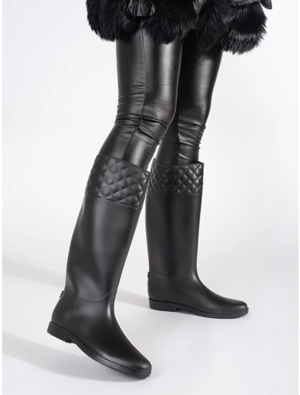 Pohodlné gumáky dámské černé Pohodlné gumáky dámské černé