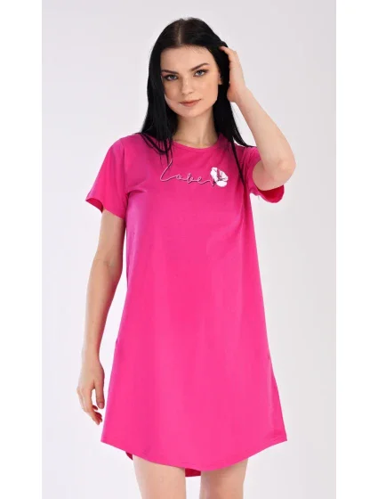 Dámská noční košile s krátkým rukávem I love model 18728728 - Vienetta