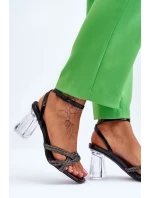 Sandály na podpatku model 177715 Step in style Sandály na podpatku model 177715 Step in style