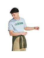 Tričko adidas Essentials Single Jersey Linear s vyšitým logem M IJ8651