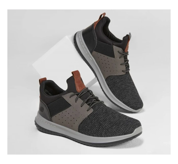 Boty Skechers Delson Camben M 65474BKGY Boty Skechers Delson Camben M 65474BKGY