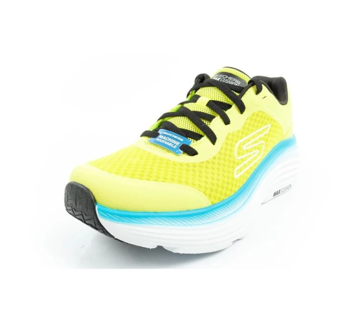 Skechers Max Cushioning pánská sportovní běžecká obuv light lime green