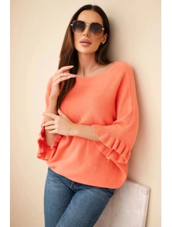 Dámský svetr typu s kulatým výstřihem model 21949276 - K-Fashion