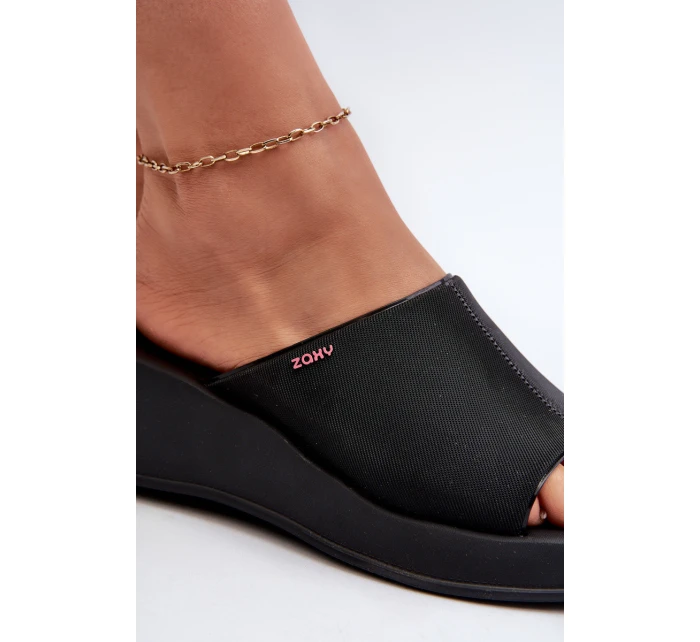 Vonné Dámské Sandály Na Výšlapu ZAXY LL285083 Černé