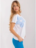 Halenka RV BZ 9628.26X bílá a modrá Halenka RV BZ 9628.26X bílá a modrá