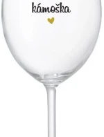 JSI TOP KÁMOŠKA - čirá sklenice na víno 350 ml