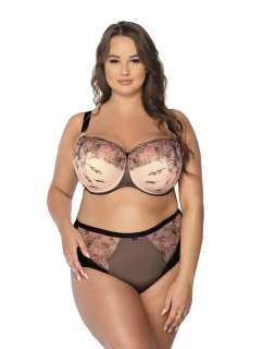 Polovyztužená dámská podprsenka Giorgia BS 1182 černá - Gaia