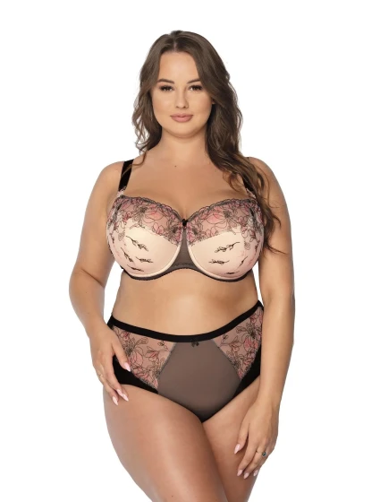 Polovyztužená dámská podprsenka Giorgia BS 1182 černá - Gaia