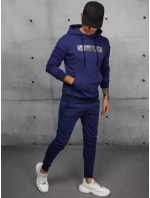 Pánské tmavě modré tepláky FashionStreet AX0695 Pánské tmavě modré tepláky FashionStreet AX0695